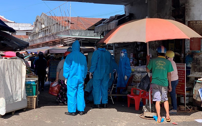 Gia Lai: Tạm phong tỏa Trung tâm Thương mại thành phố Pleiku để chống dịch