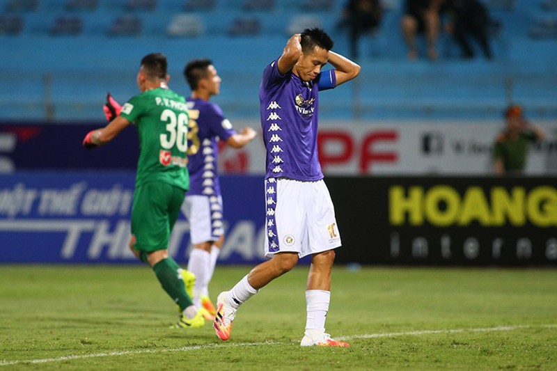 Hà Nội FC đang khởi đầu mùa giải LS V.League 1 - 2020 chậm chạp. (Ảnh: PHÚC QUỲNH)