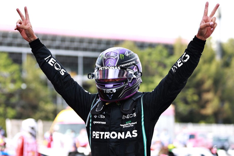 Hamilton giành chiến thắng tại GP Tây Ban Nha. (Ảnh: F1)