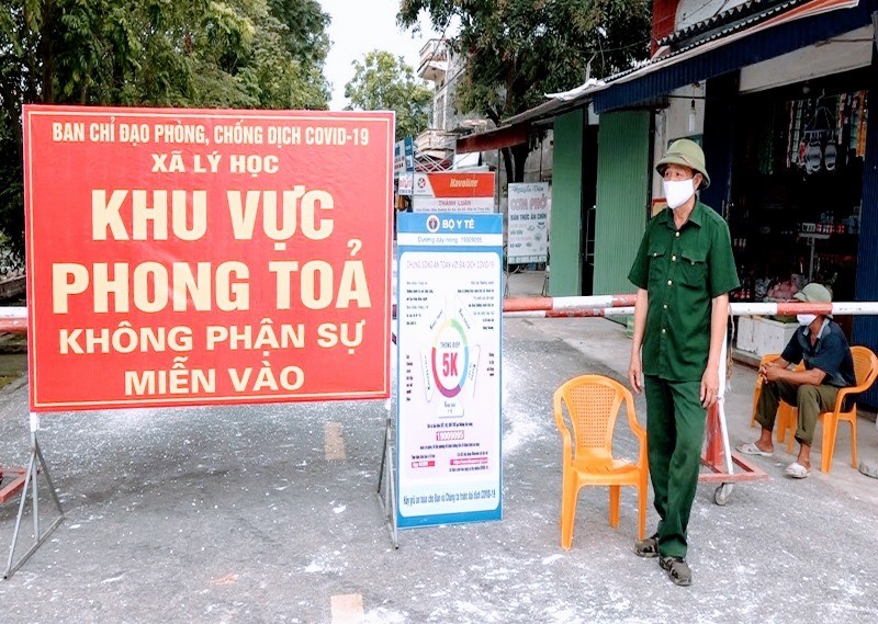 Huyện Vĩnh Bảo (Hải Phòng) phải giãn cách xã hội và nhiều khu vực phải phong tỏa do dịch Covid-19 lây lan từ xe khách chạy “chui” của Công ty TNHH TM&XD Đoàn Trung Đức.