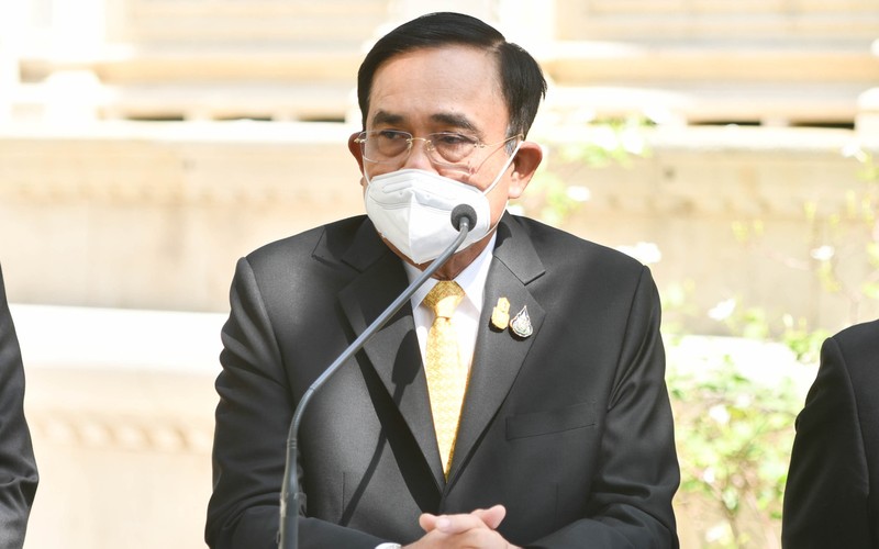 Thủ tướng Thái Lan Prayut Chan-o-cha phát biểu với báo giới sau cuộc họp của CESA. (Ảnh: Chính phủ Thái Lan)