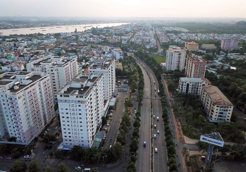 Một góc đô thị Biên Hòa (Đồng Nai).