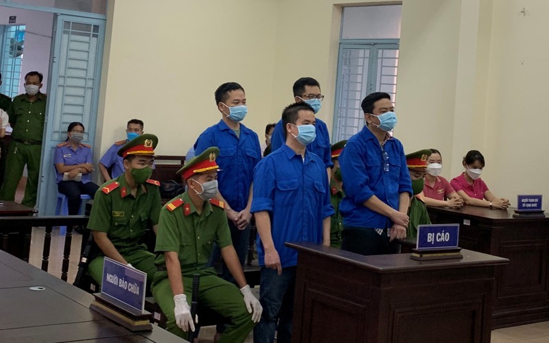 Phiên tòa xét xử Trương Châu Hữu Danh và 4 đồng phạm trong nhóm “Báo sạch” vào tháng 10/2021 tại Tòa án Nhân dân huyện Thới Lai, TP Cần Thơ.