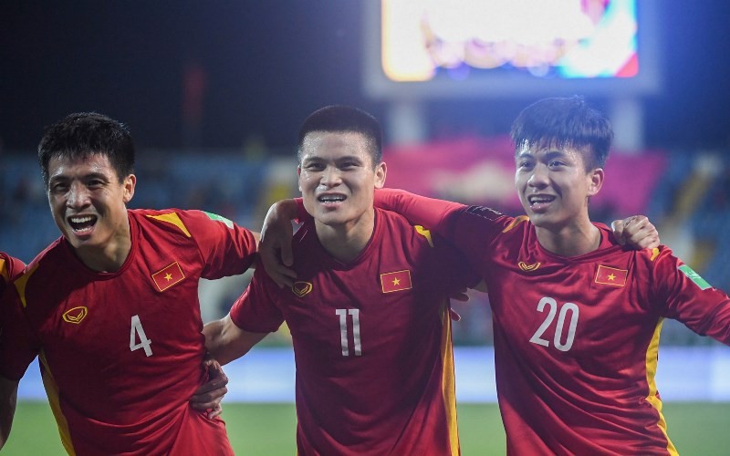Đội tuyển Việt Nam khởi đầu năm mới như mơ với chiến thắng ấn tượng 3-1 trước đội bóng láng giềng Trung Quốc. (Ảnh: Liên đoàn Bóng đá Việt Nam)