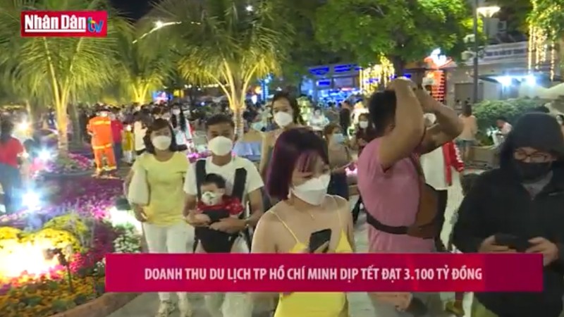 Doanh thu du lịch TP Hồ Chí Minh dịp tết đạt 3.100 tỷ đồng