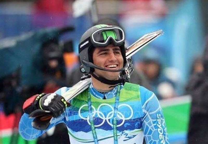 Vận động viên trượt tuyết đổ đèo người Iran Hossein Saveh Shemshaki. (Ảnh tư liệu: IRNA/TTXVN)