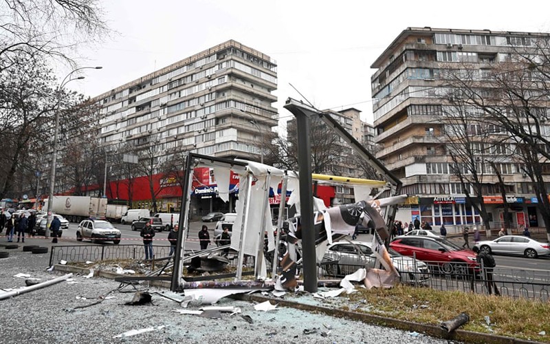Một góc phố ở Kiev. (Ảnh: Getty Images)