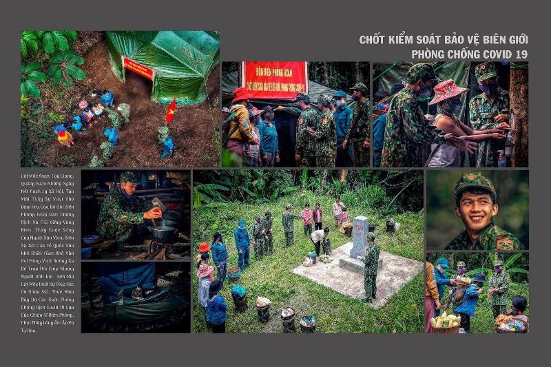 Bộ ảnh “Chốt kiểm soát bảo vệ biên giới phòng, chống Covid-19” của tác giả Huỳnh Văn Truyền (Đà Nẵng) được trao Cúp VAPA năm 2021.