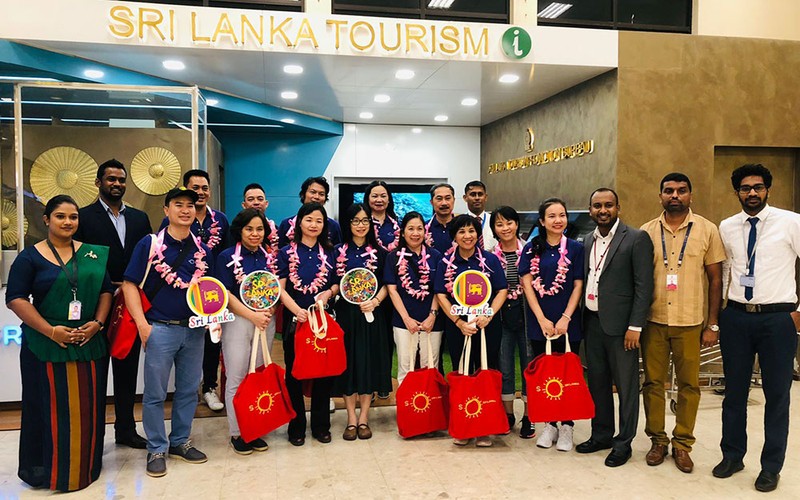 Đoàn FAM Trip của Việt Nam sang Sri Lanka. (Ảnh: Đại sứ quán cung cấp)