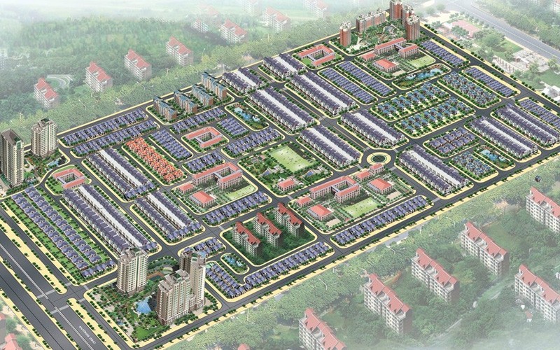 Phối cảnh dự án khu dân cư Long Tân-Phú Thạnh.