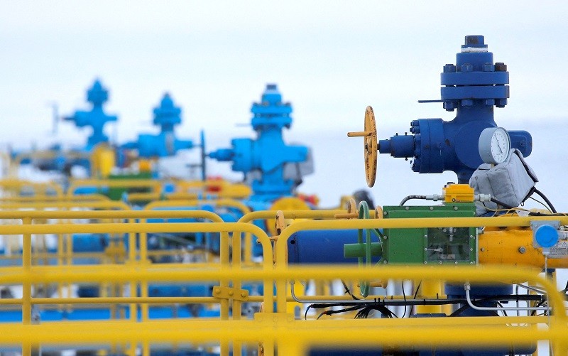 Hệ thống đường ống dẫn khí đốt của Tập đoàn Gazprom (Nga). (Ảnh: Reuters)