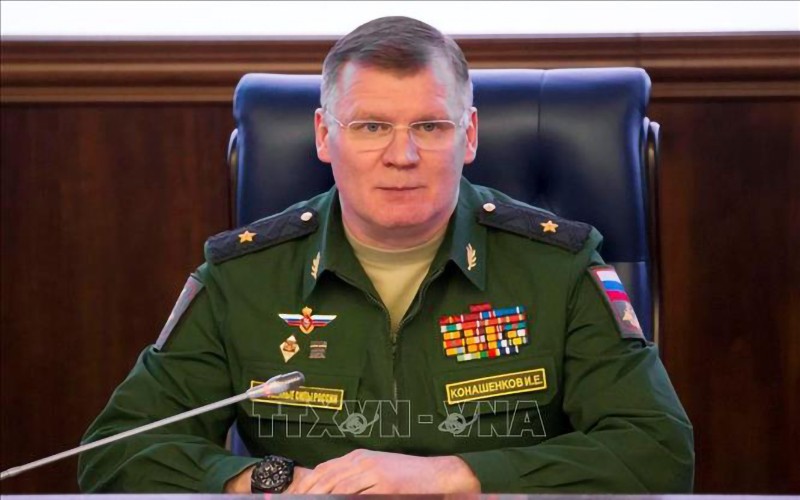 Phát ngôn viên Bộ Quốc phòng Nga, Thiếu tướng Igor Konashenkov. Ảnh (tư liệu): AP/TTXVN
