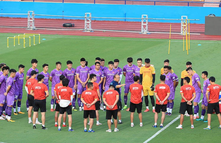 Thầy Park đã có quyết định về danh sách 20 cầu thủ tham dự SEA Games 31. (Ảnh: VFF)