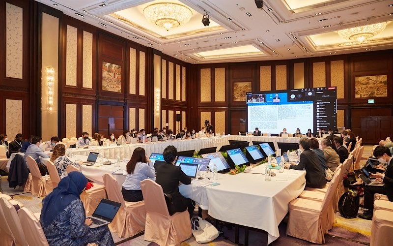Phiên họp Hội nghị các quan chức cấp cao lần thứ 2 (SOM2) APEC diễn ra tại Bangkok ngày 19/5.