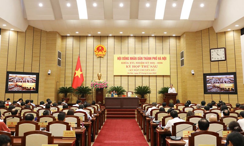 Hội đồng nhân dân thành phố Hà Nội tổ chức kỳ họp thứ 6 (kỳ họp chuyên đề).