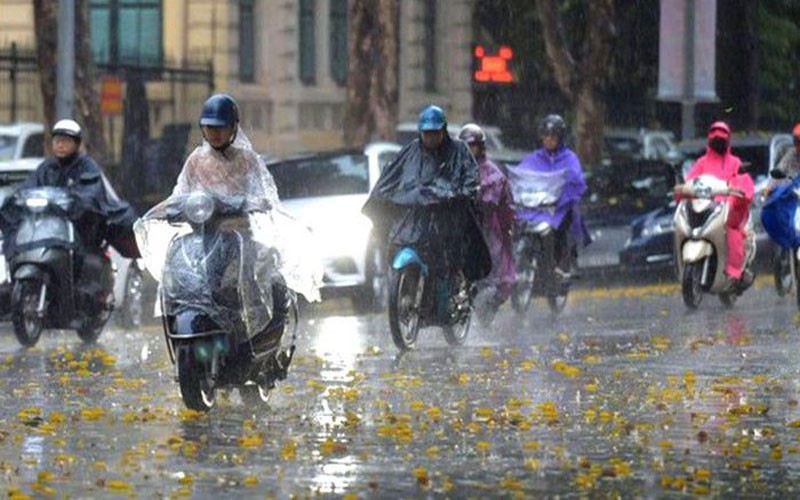 Khu vực Hà Nội hôm nay có mưa vừa, mưa to và dông. (Ảnh minh họa)