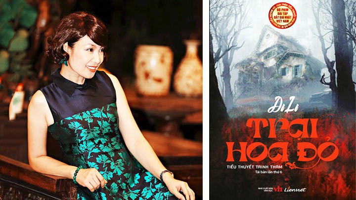 Nhà văn Di Li và cuốn sách “Trại hoa đỏ”, tác phẩm trinh thám kinh dị Việt Nam đầu tiên được dựng thành phim. 