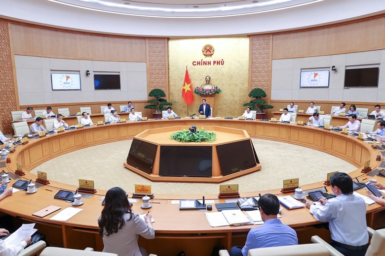 Cách thức giải quyết công việc của Chính phủ là thảo luận và quyết nghị tại phiên họp Chính phủ. (Ảnh: baochinhphu.vn)