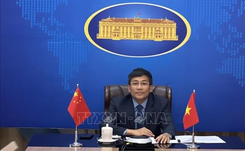 Thứ trưởng Thường trực Ngoại giao Việt Nam Nguyễn Minh Vũ. (Ảnh: TTXVN phát)