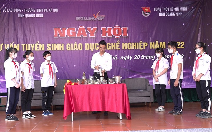Ngày hội tư vấn tuyển sinh giáo dục nghề nghiệp Quảng Ninh năm 2022 (Ảnh: GDVT).