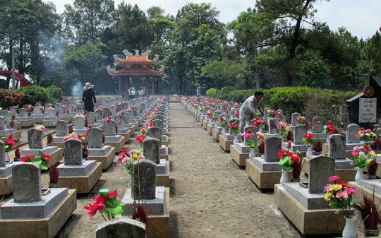 Ảnh minh họa: Nghĩa trang liệt sĩ quốc gia Trường Sơn.