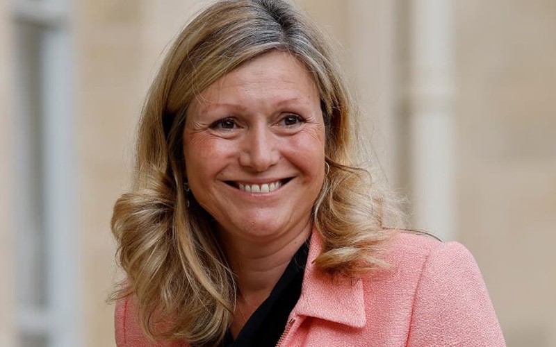 Bà Yaël Braun-Pivet trở thành nữ Chủ tịch Quốc hội đầu tiên của Pháp vào ngày 28/6/2022. (Ảnh: BFMTV)