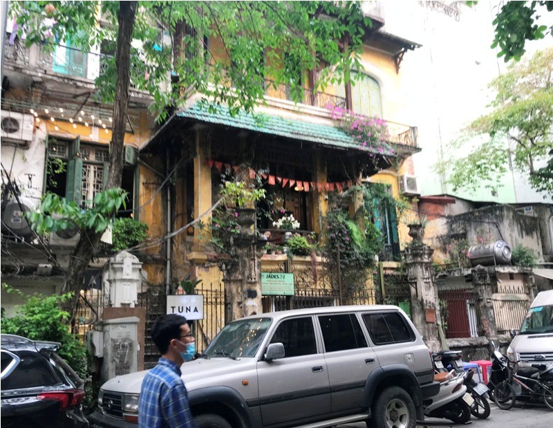 Biệt thự cũ tại Hà Nội. (Ảnh: Ngọc Anh)