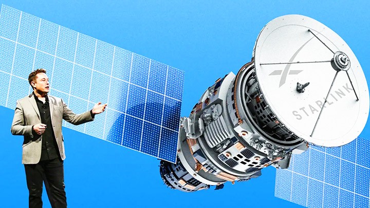 Tỷ phú Elon Musk giới thiệu về vệ tinh internet Starlink. Ảnh: INSIDER