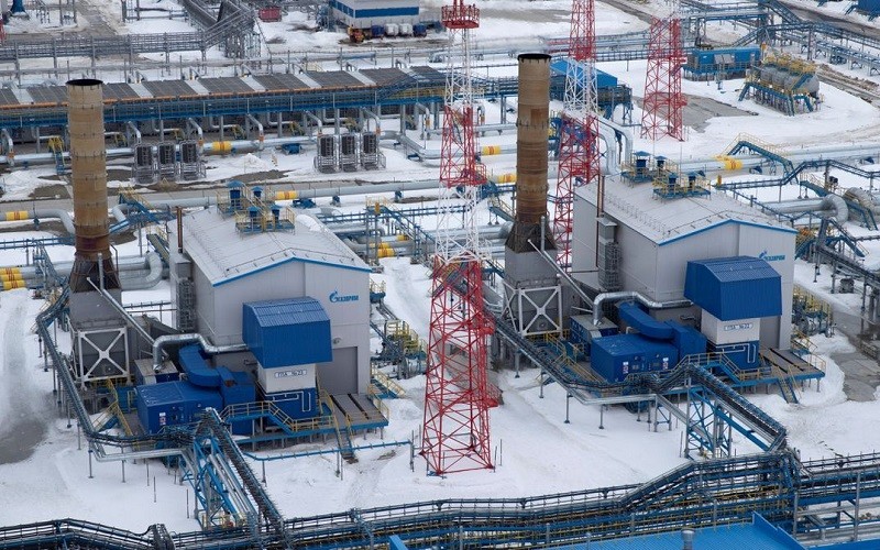 Một cơ sở xử lý khí đốt do Gazprom điều hành tại mỏ khí đốt Bovanenkovo trên bán đảo Yamal, Nga. (Ảnh: REUTERS)