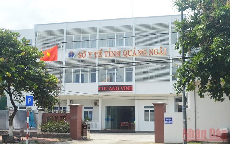 Trụ sở Sở Y tế tỉnh Quảng Ngãi.