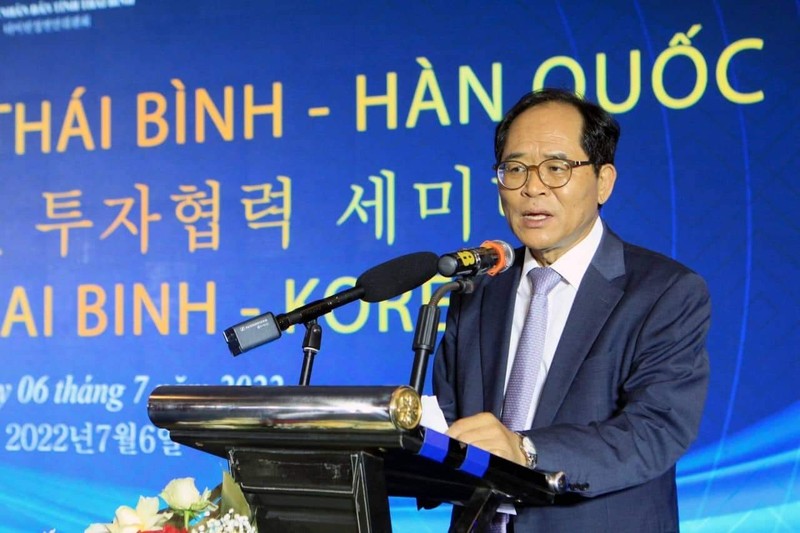 Ngài Park Noh Wan, Đại sứ Hàn Quốc tại Việt Nam chia sẻ cảm nghĩ tại Hội nghị.