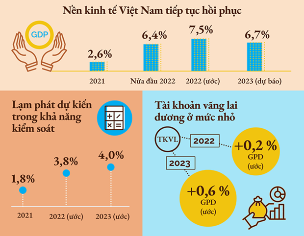 WB dự báo tăng trưởng kinh tế Việt Nam đạt 7,5% năm 2022 ảnh 1