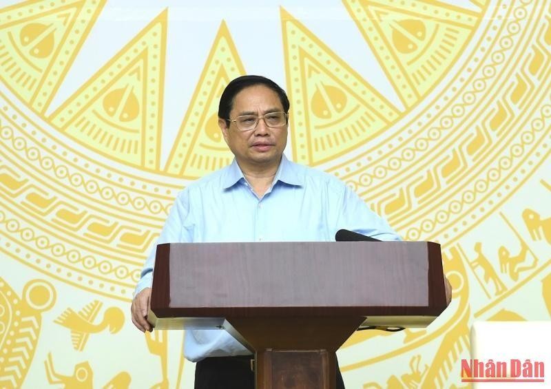 Hình ảnh Thủ tướng Phạm Minh Chính chủ trì Phiên họp lần thứ 3 của Ủy ban Quốc gia về chuyển đổi số ảnh 2
