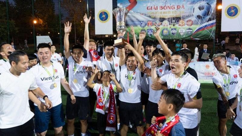 AFC Hà Nội lên ngôi vô địch. (Ảnh: Thanh Thể)