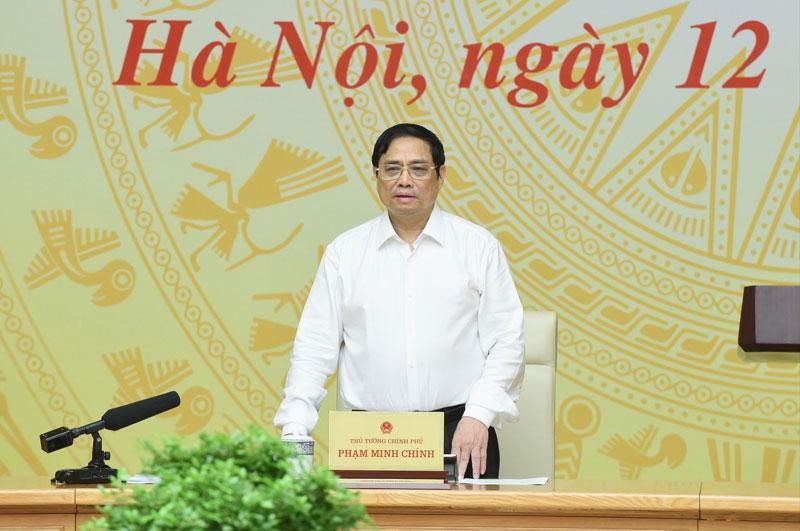 Thủ tướng Phạm Minh Chính chủ trì cuộc làm việc giữa Thường trực Chính phủ với Đảng ủy Khối Doanh nghiệp Trung ương.