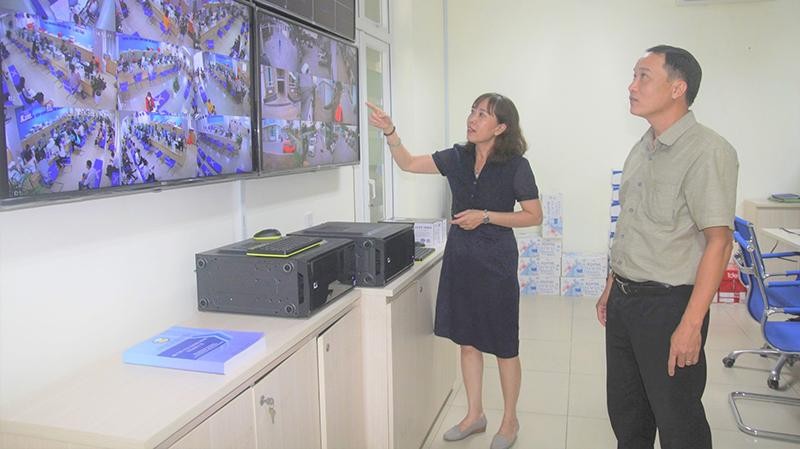 Hệ thống camera giám sát hoạt động bộ phận một cửa toàn tỉnh Đồng Nai.
