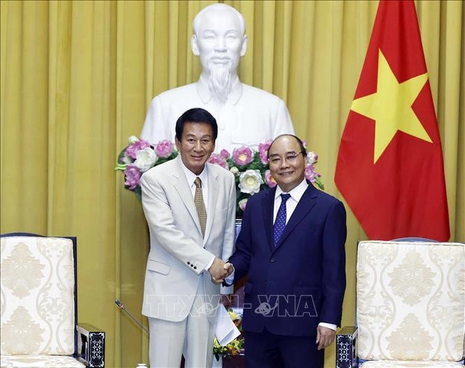 Chủ tịch nước Nguyễn Xuân Phúc tiếp cựu Đại sứ đặc biệt Việt Nam-Nhật Bản ảnh 1
