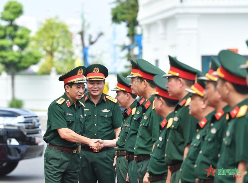 Đại tướng Phan Văn Giang kiểm tra Dự án Bảo tàng Lịch sử Quân sự Việt Nam và làm việc với Binh đoàn 12 ảnh 1