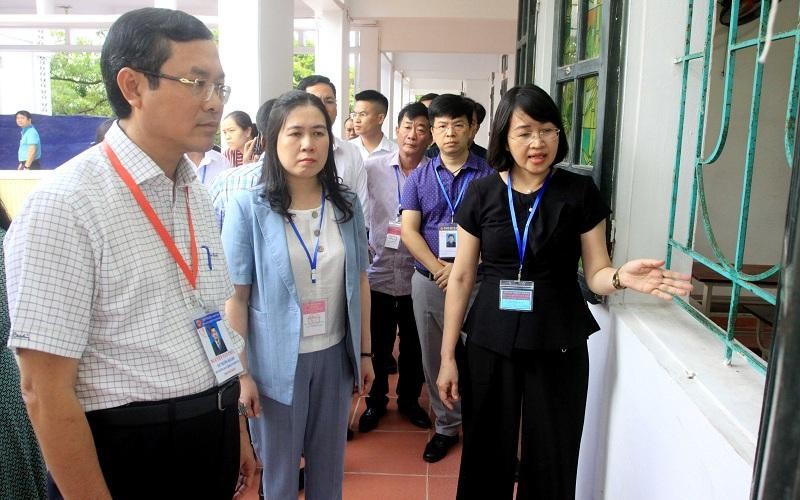 Bộ Giáo dục và Đào tạo kiểm tra công tác chấm thi tại Thái Bình