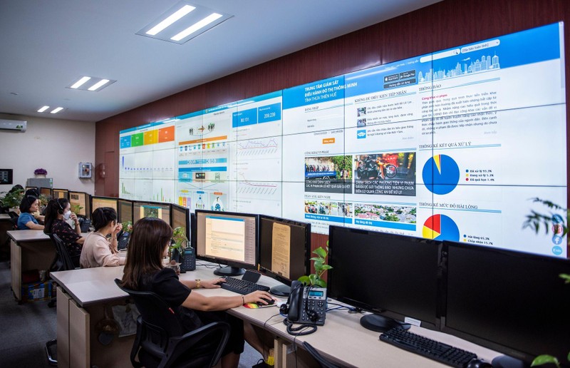 Trung tâm Giám sát và điều hành thông minh thành công là bệ phóng cho sự phát triển mạnh mẽ mô hình smart city của Thừa Thiên Huế.