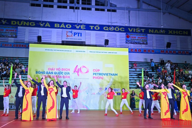 Khai mạc Giải vô địch bóng bàn quốc gia Báo Nhân Dân lần thứ 40 tranh cúp PetroVietnam-PVCFC năm 2022 ảnh 5