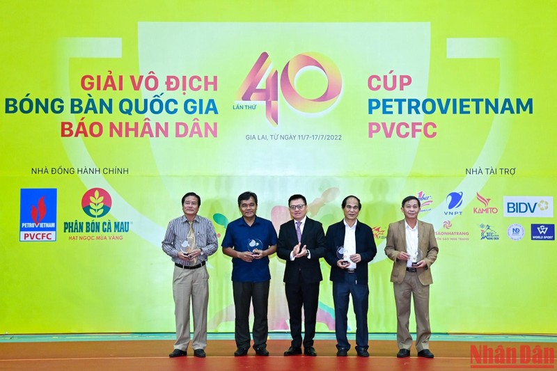 Khai mạc Giải vô địch bóng bàn quốc gia Báo Nhân Dân lần thứ 40 tranh cúp PetroVietnam-PVCFC năm 2022 ảnh 4