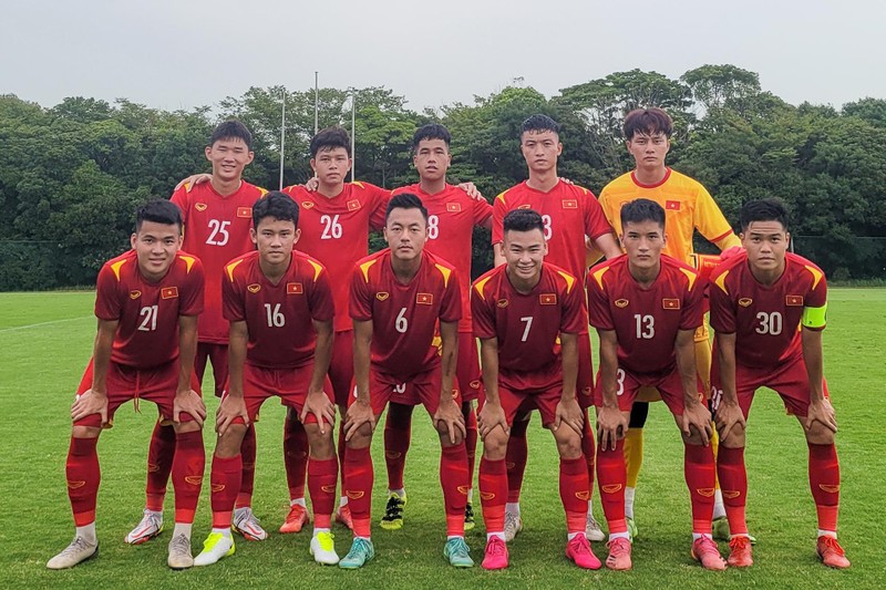 U20 Việt Nam “tập trận” cùng U20 Nhật Bản qua 3 hiệp đấu ảnh 1