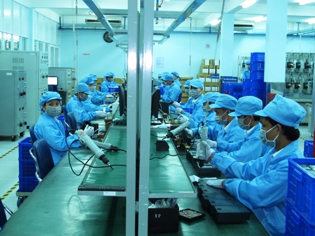 Công-tơ điện tử do EVNCPC tự nghiên cứu sản xuất.