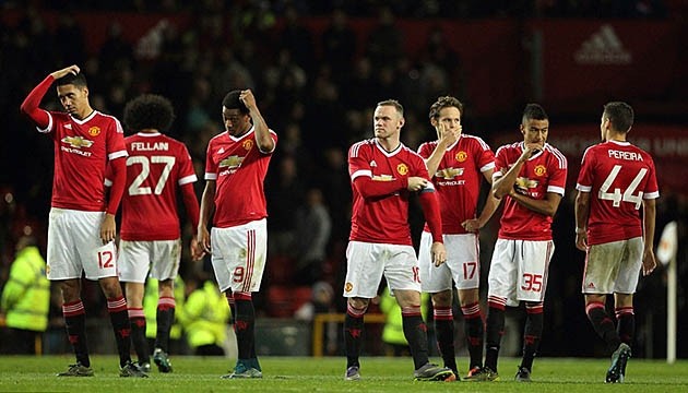 Các cầu thủ Manchester United trong loạt luân lưu. (ảnh: Getty Images).
