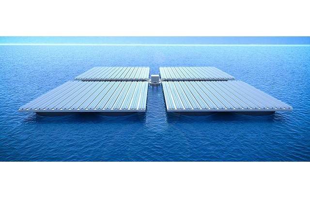Bệ nổi pin mặt trời hứa hẹn tương lai năng lượng tái tạo từ đại dương