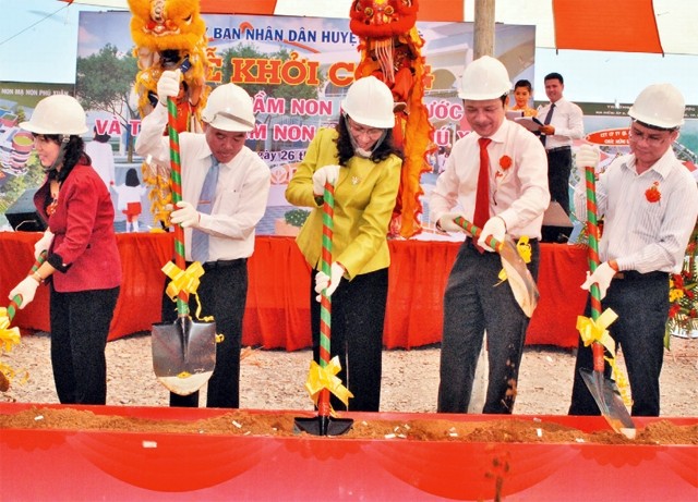 Lễ khởi công xây dựng Trường mầm non Hiệp Phước, huyện Nhà Bè.