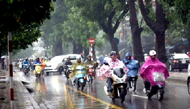Đêm nay các tỉnh Tây Bắc, Việt Bắc của Bắc Bộ tiếp tục có mưa, có nơi mưa vừa, mưa to và dông.